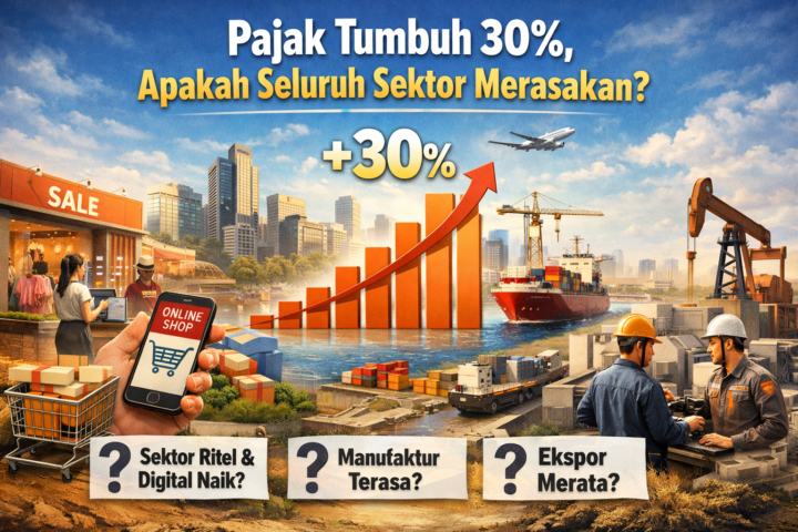Pajak Tumbuh 30%, Apakah Seluruh Sektor Merasakan?
